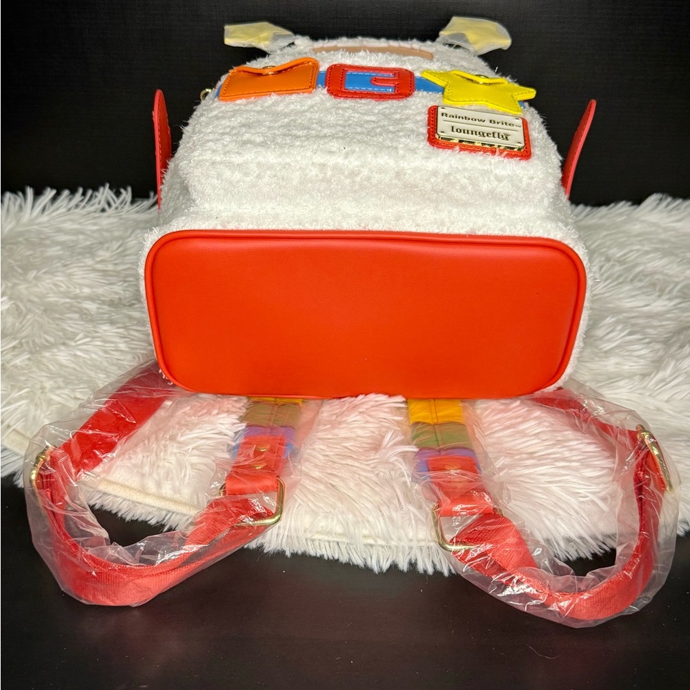 Loungefly Rainbow Brite Twink Plush Cosplay Light Up Mini Backpack - Picture 11 of 13